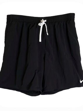 NIKE Drawstring Elastic Waist Shorts, Men’s XXL, Black